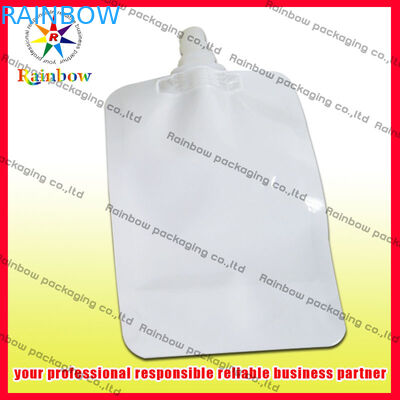 Kahve için Beyaz Yeniden Kullanılabilir Emzikli Kese Ambalajı Yüksek Mukavemet