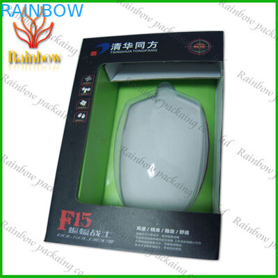 Ağız / Elektirik İçin Plastik Şeffaf Pencereli Kağıt Kutu Ambalajı