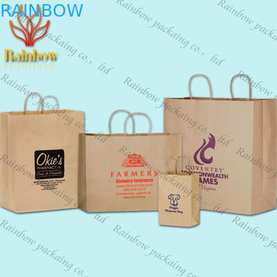 Reycled El Yapımı Kağıt Alışveriş Çantası Özel Lüks Narin Baskılı