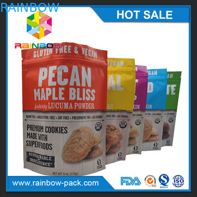 Özel folyo nem geçirgen Stand up mat bitmiş kurabiye çantası