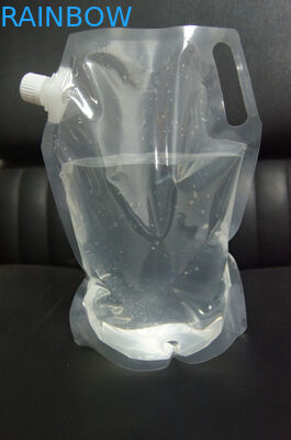 Renkli Baskı Su Koruması Liguid için Köşe Borulu Ambalaj Torbası