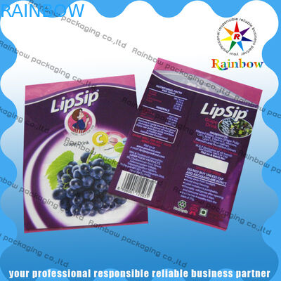 İçki Şişesi Shrink Wrap Kollu Özel Baskı Isıya Duyarlı Suya Dayanıklı