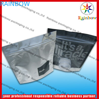 Ziplock ile Kozmetik Ambalaj Çanta Renkli Baskı Stand Up