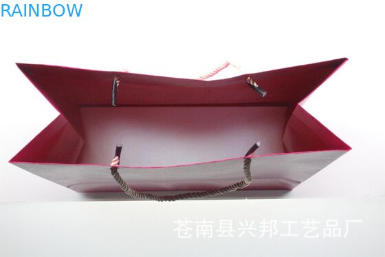 Fantezi renk kağıt çanta Kraft kağıt Logo baskı ile özelleştirilmiş