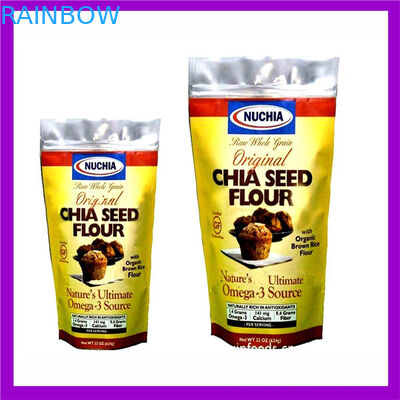 Fermuar Folyo Kılıfı Ambalaj, Kilitli Pirinç / Kahve Paketleme Kılıfı