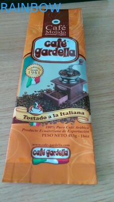 Özel Baskılı Plastik Torbalar Paketleme, Fermuarlı Kahve Çekirdeği Paketleme