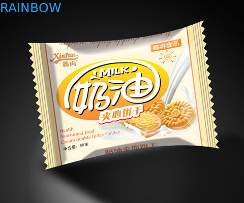 Ekmek Gıda Krem Sarı Şeffaf PE / NY / PET Plastik Torbalar Ambalaj Pencere