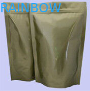 Özel Parlak Alüminyum Folyo Ambalaj Altın Kilitli Stand Up