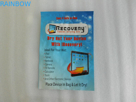 Elektronik Ürünler için Üç Yan Mühür Baskı Folyo Kılıfı Ambalaj Düz Kilitli