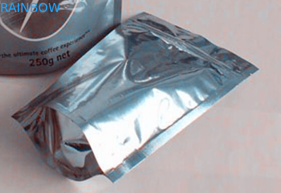 Kahve / Çay moistureproof Kılıfı Çanta Plastik Altın Oval Pencere Stand Up