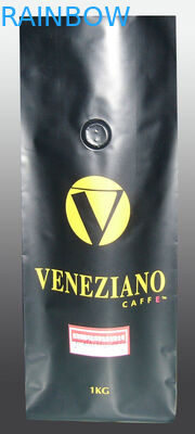 Simli Vakum Contası Çay Poşetleri Ambalajı Mat Finish Gaz Alma Valfiyle Ayağa Kalkar