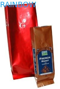 Lamine Alt Gövde Çay Poşetleri Ambalaj Kilitli Renkli Baskılı Mat Kaplama