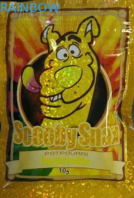 Parlak Bitkisel Tütsü Çanta 10g Scooby Snax Hologram Sarı Potpuri