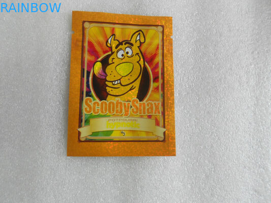 Parlak Bitkisel Tütsü Çanta 10g Scooby Snax Hologram Sarı Potpuri
