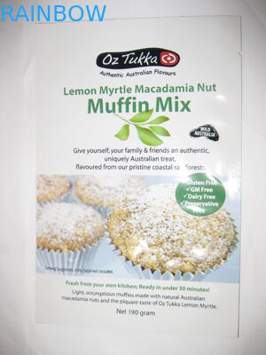 Parlak Baskı Snack Bag Ambalaj Lamine Şeffaf Pencere