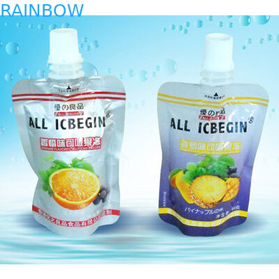 Spout ile Meyve Suyu Paketleme / Sıvı Torba Özel Plastik Borulu Kılıfı