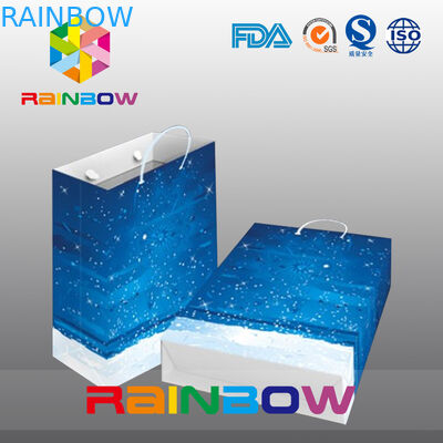 Alışveriş için Saplı Dreamlike Tasarım Özel Kağıt Torbalar