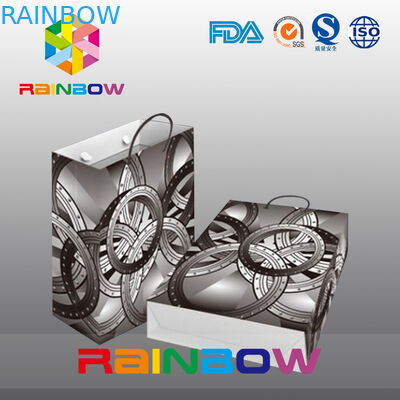 Alışveriş için Saplı Dreamlike Tasarım Özel Kağıt Torbalar