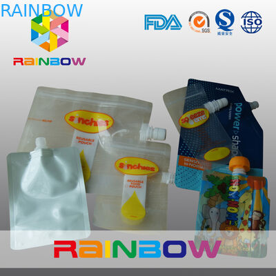 Alüminyum Folyo Çamaşır Deterjanı Ambalaj için El Hole ile Bacalı Kılıfı Stand Up