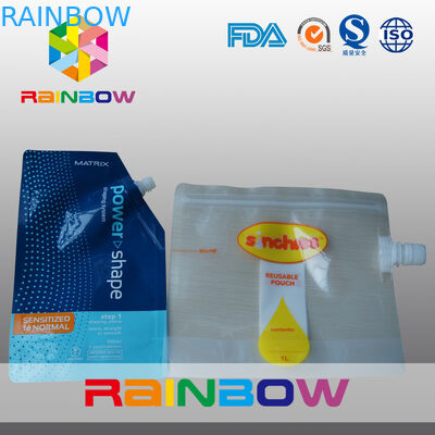 Bebek Maması İçin Fermuarlı Lamine Katmanlı Malzeme Geri Dönüşümlü Sıvı Borulu Çantalar