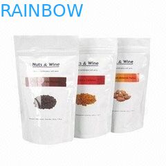 Isı Mühürlenebilir Kuru Koruyucu Kılıfı Çanta, Baskı Kilitli Alüminyum Folyo Kılıfı Stand Up