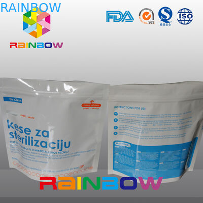 Fermuar ile Gıda Sınıfı Ambalaj Plastik Aseptik Mikrodalga Torbalar Stand Up