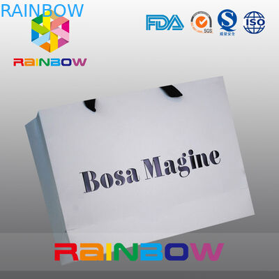 Giyim Paketleme için Saplı Çevre Dostu Özel Kağıt Torbalar