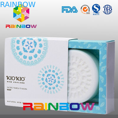 Özel Tasarımlı Beyaz Karton Sabun Ambalaj Kağıt Kutusu