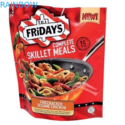 Takviyeler için Fermuar ile Alüminyum Folyo Yalıtım Gıda Vakumlu Mühür Torbaları Torba Kılıfı