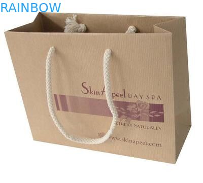 Kahverengi Kraft Kağıt Torba İpli Özel Hediye / Alışveriş