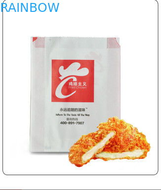 Pasta ve Peynirli Tost Paketleme için Beyaz Özel Kağıt Torbalar