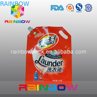 Bacalı Kılıfı Ambalaj Stand Up / Çamaşır Deterjanı Doypack ile Spout Ambalaj