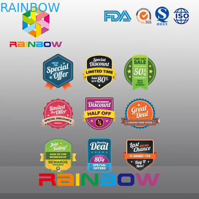 Kağıt Mıknatıs Etiket Kağıt Etiket, Sağlık Gıda İçin Düzensiz Serigrafi Şarap Etiketi