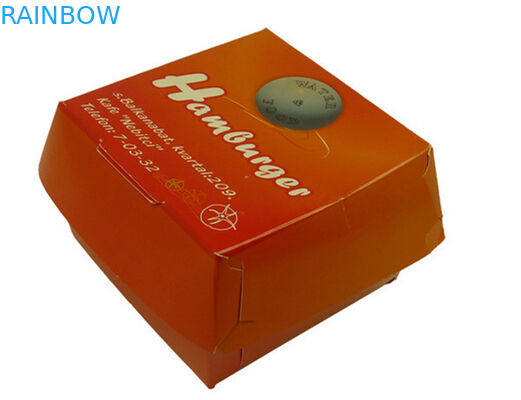 Fast Food Restaurant için Kağıt Kutu Ambalaj Özel Baskılı Tasarım