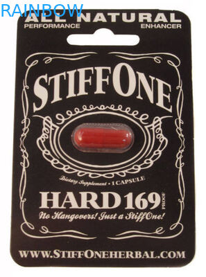 Hole Dolgu ile Erkek Cinsel Geliştirme Kapsül / Pills İçin Kağıt Kart Asma