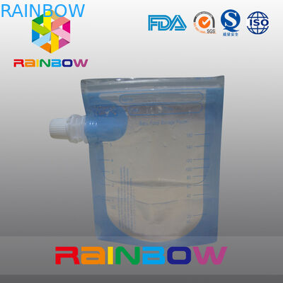 Su / İçecek, Fermuarlı Doypack için Transprent Yan Kıskaç Kılıfı