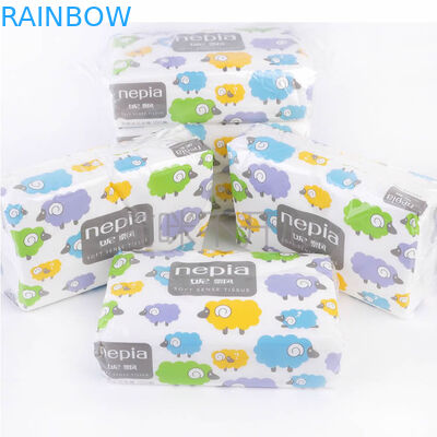 Pembe Zarif Özel Kağıt Kutuları / Sıcak Damgalama Logo Hediyelik Kare Kutu Pencereli