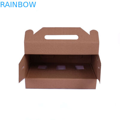 Otomatik Kapalı Hediye Kağıt Kutu Ambalajı, Oluklu Mukavva Kutu Pencereli