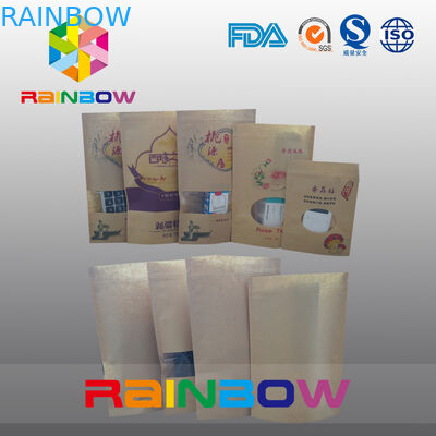 Özel Baskı Kağıdı Snack Bag Paketleme, Kilitli Gıda Sınıfı Snack Doupack