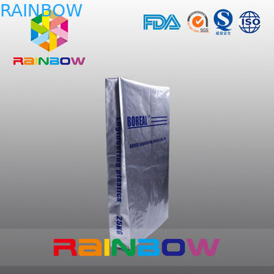 Protein Tozu Ambalaj için 25kgs Alt Körük Alüminyum Folyo Kılıfı