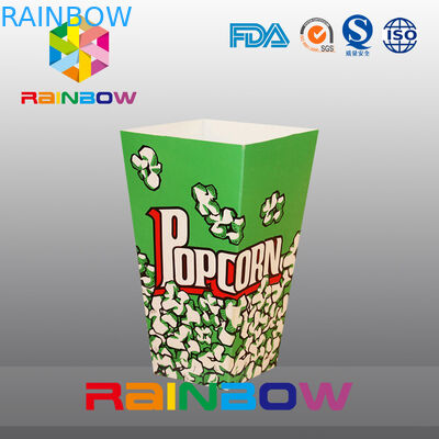 Benzersiz Tasarım Özel Kağıt Torbalar, Amerika Patlamış Mısır Kağıt Torbalar