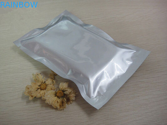 Hava geçirmez Kilitli Ve Spout ile Dikey Gümüş Alüminyum Folyo Çanta Ambalaj Folyo Kılıfı Stand Up