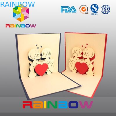 Canlı Baskı ile Düğün Davetiye İçin Lüks Özel Kağıt Torbalar