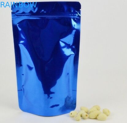 Özelleştirilmiş Düz Alüminyum Folyo Kilitli Torbalar / Stand Up Folyo Kese Ambalajı