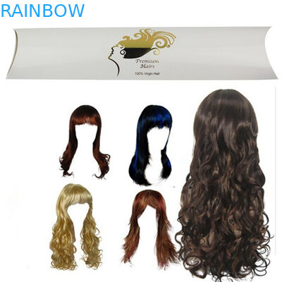 Baskılı Logo ve Yastık Şekli ile Premium Saç Uzatma Kağıt Kutu Ambalajı