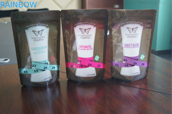 Kilitli Gıda Ambalajları İçin Özel Tasarlanmış Plastik Evcil Hayvan Gıda Doypack