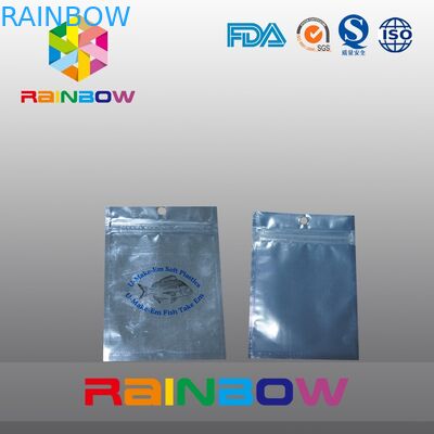 Fermuar, Balıkçılık Bait Çanta ile Ön Şeffaf Arka Folyo Pet Gıda Kılıfı