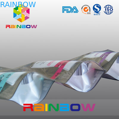 Plastik kilitli alt köşebent çanta şeker / şeker / baharat paketleme