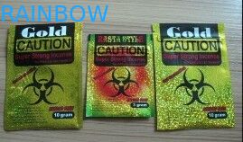 Özel Baskılı Zip Plastik Torbalar / CATION Baharatlı Potpuri Torbaları