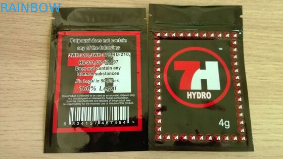 7H Kush / Hydro Herbal Tütsü Paketleme Çantası için Adil Yasal Plastik Torbalar Paketleme